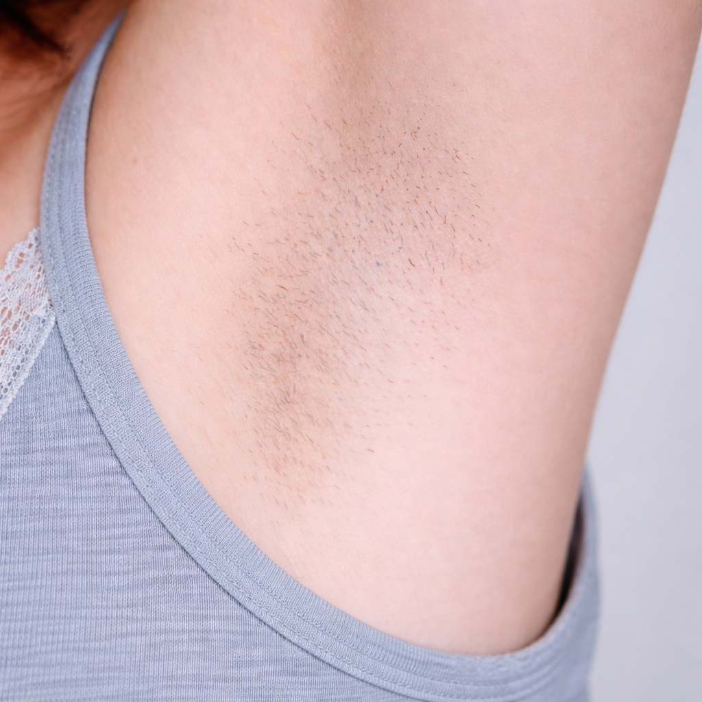 With continued daily application, visible hair growth is significantly reduced. Regrowth becomes patchier and takes longer to return.